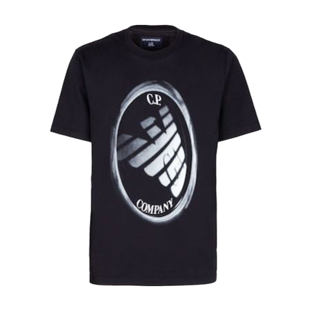 Emporio Armani x C.P. Company Navy EA Badge Tee