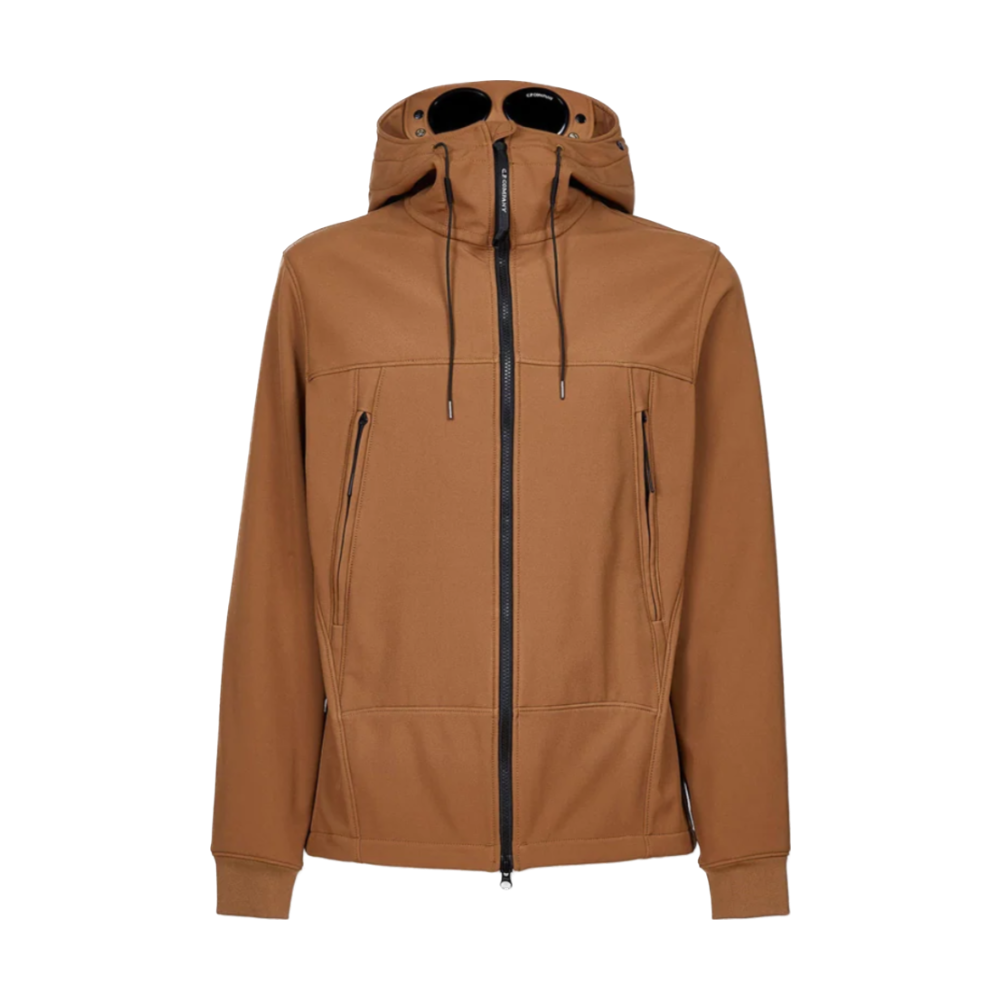 C.P. Company Veste C.P. COMPANY SHELL-R MIXED GOGGLE BRONZE BROWN